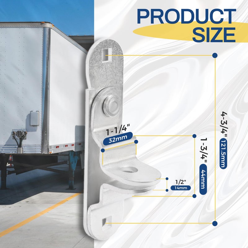 KUAFU Trailer Hasp for Enclosed Trailer Door Latch Cargo Trailer Bar Cam Lock Handle Keeper Padlock Enclosed Car Hauler - Image 2
